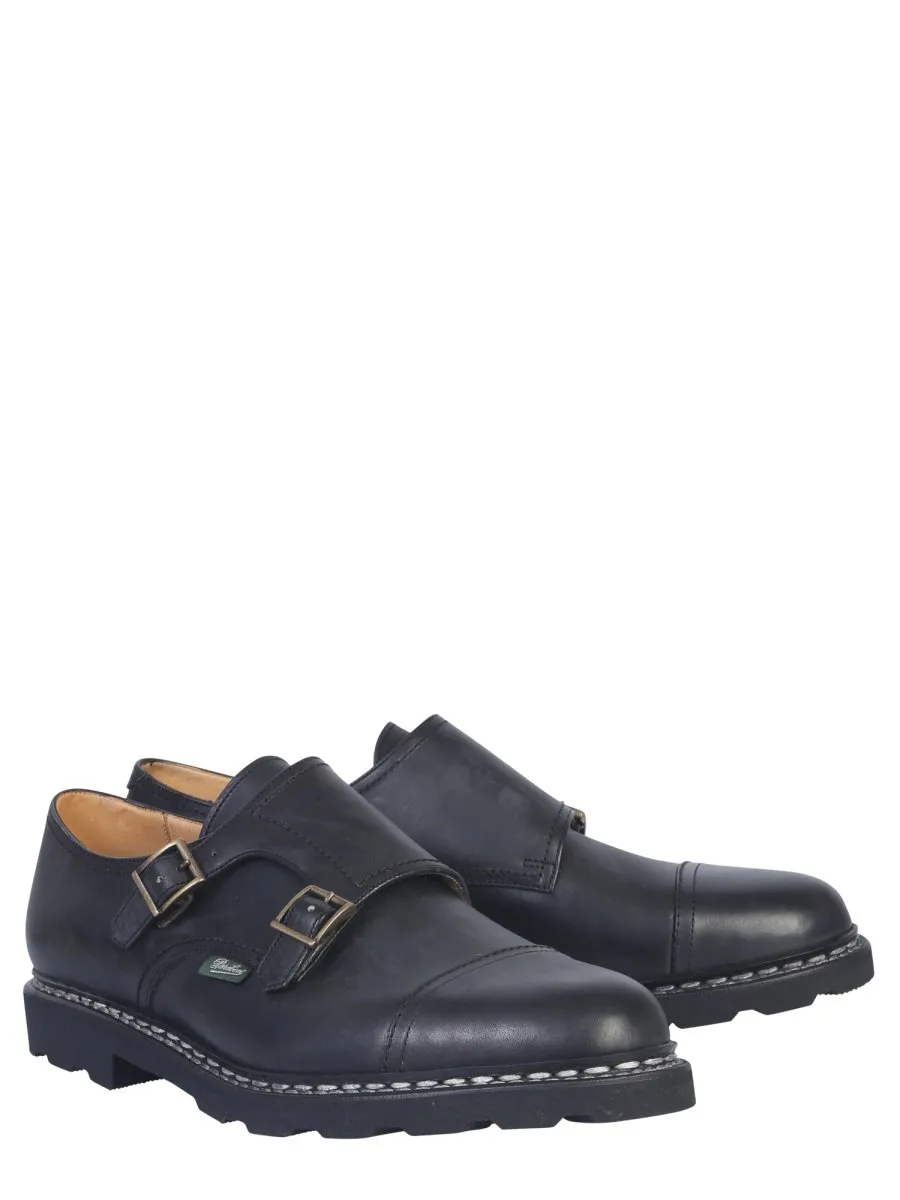 Paraboot William Double-Buckled Derbies