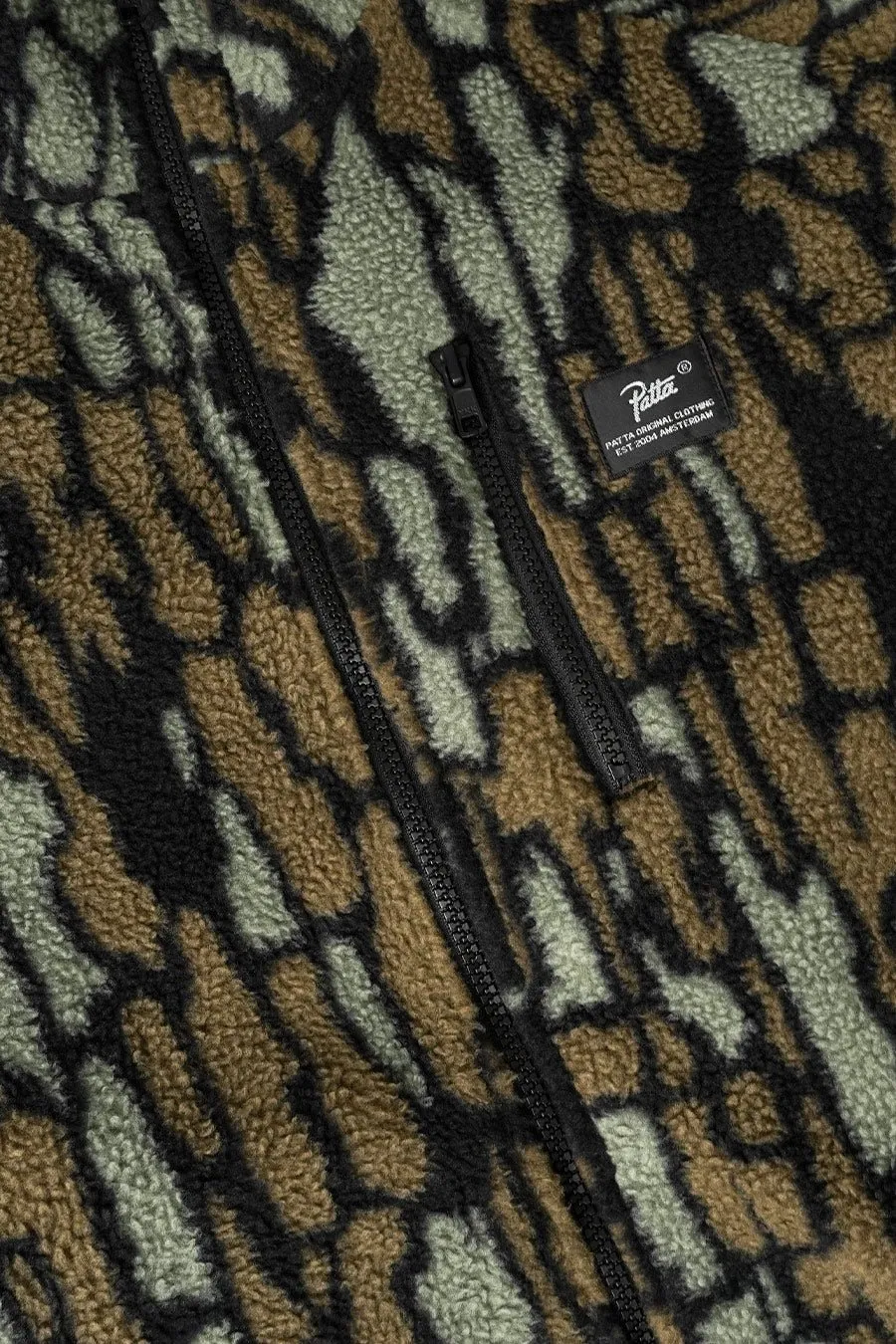 Patta Zip-Up Bark-Print Jacket