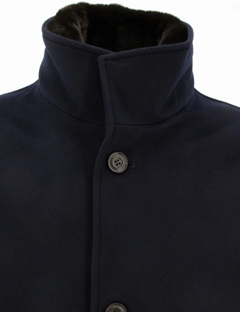 Paul & Shark High-Collar Cashmere Coat