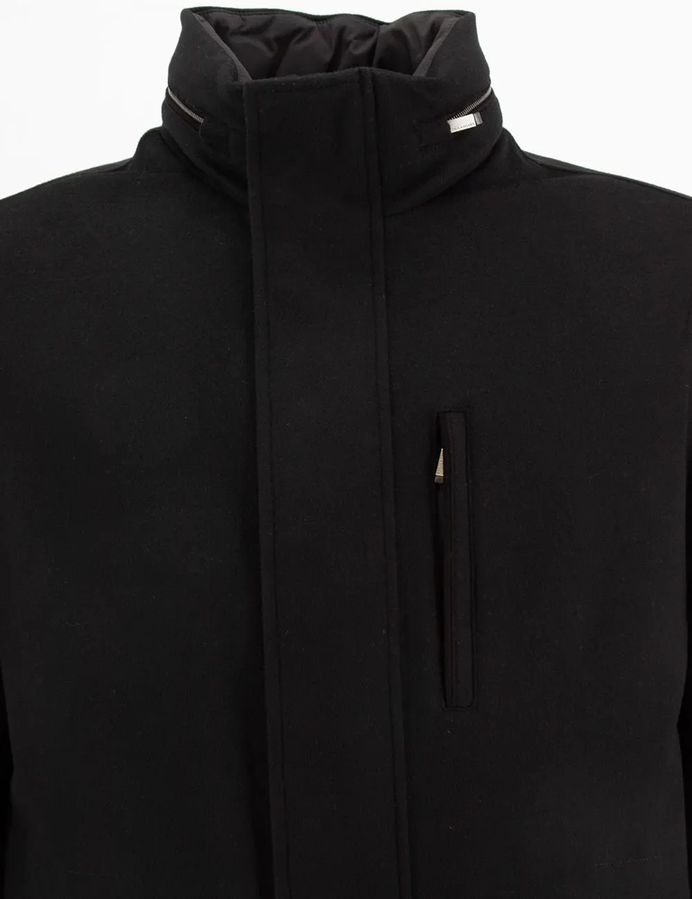 Paul & Shark High-Collar Cashmere Coat