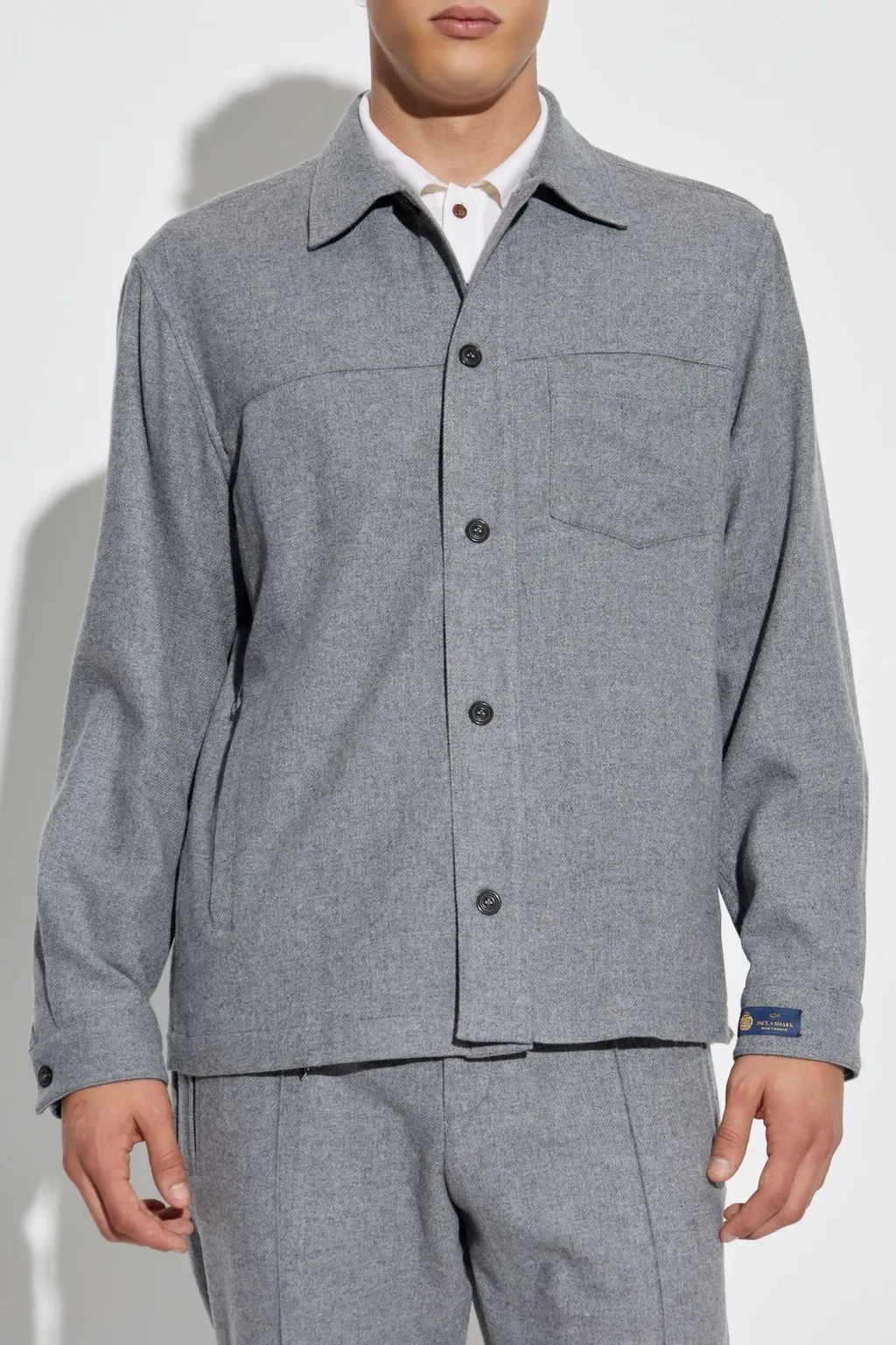 Paul & Shark Wool Button-Up Shirt