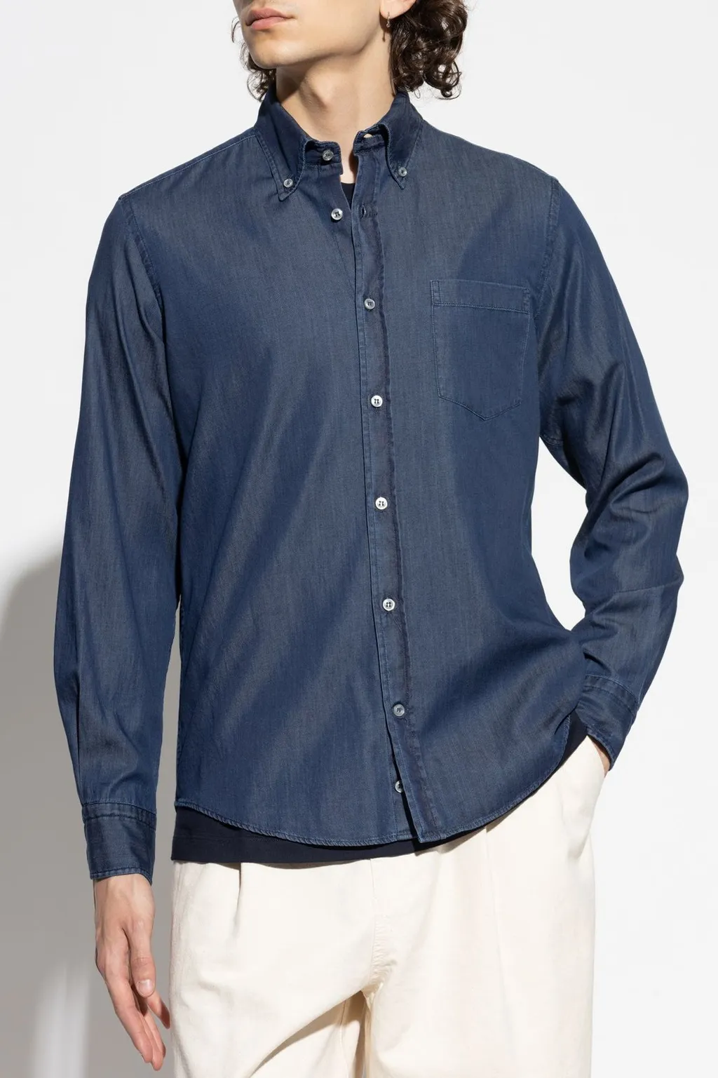 Paul & Shark Denim Pocket Shirt