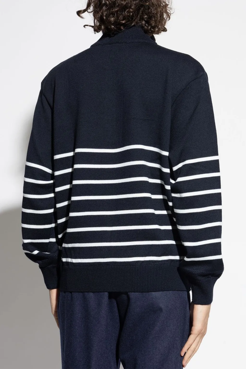 Paul & Shark Striped Zip-Neck Knitwear