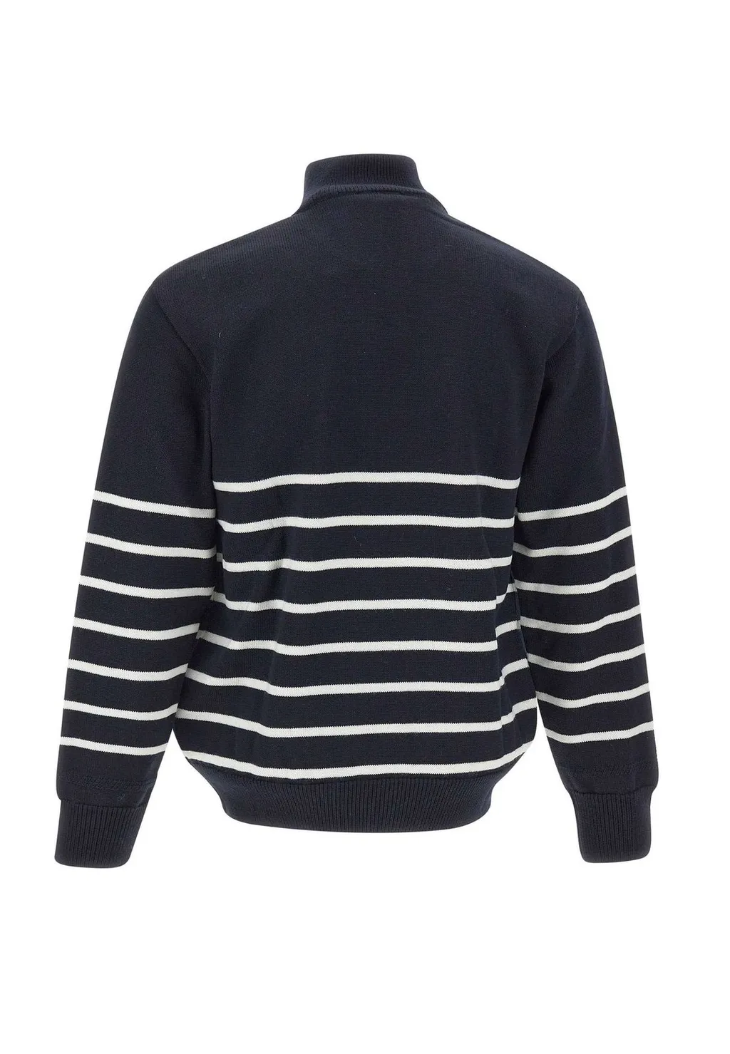 Paul & Shark Striped Half-Zip Sweater