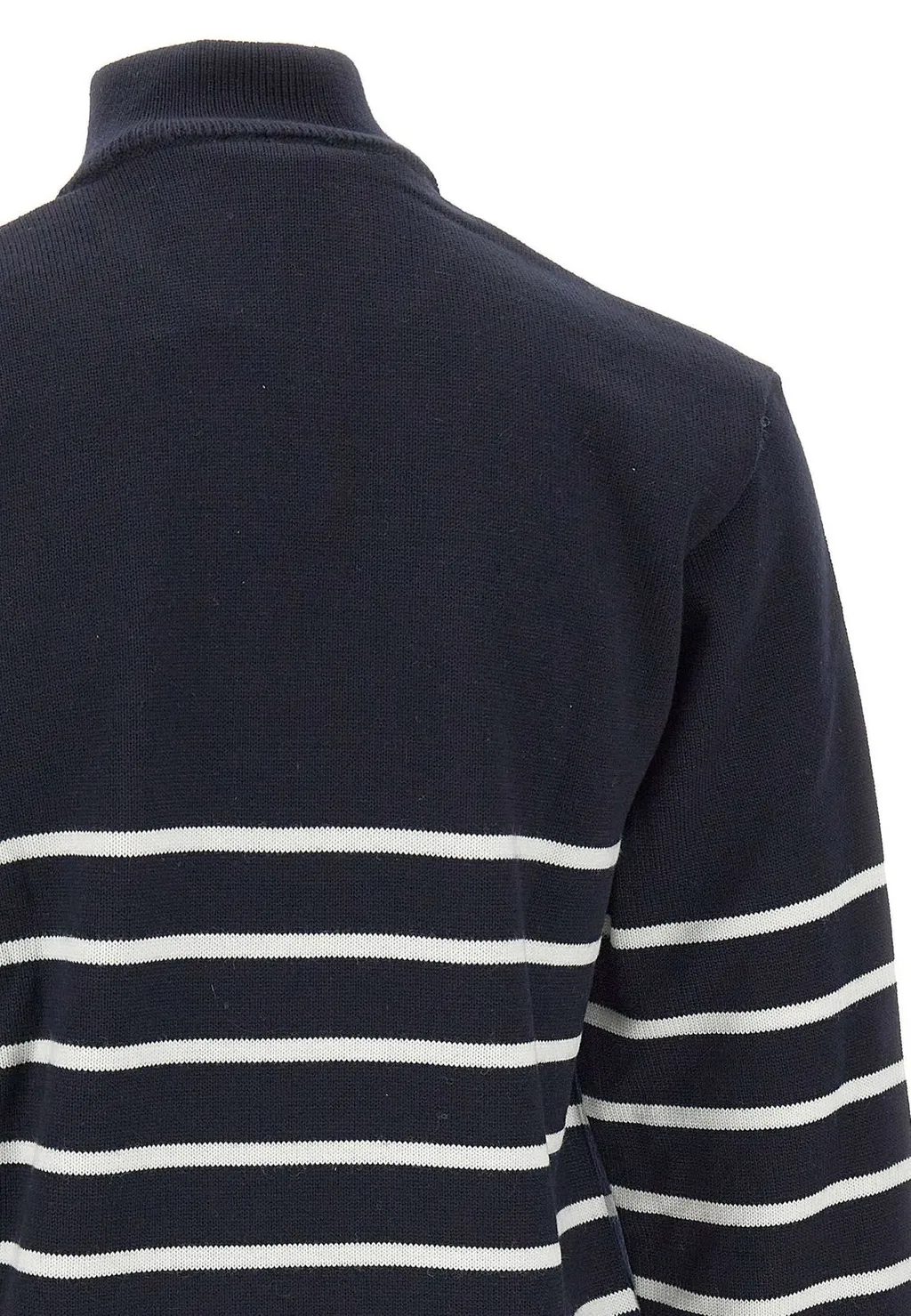 Paul & Shark Striped Half-Zip Sweater