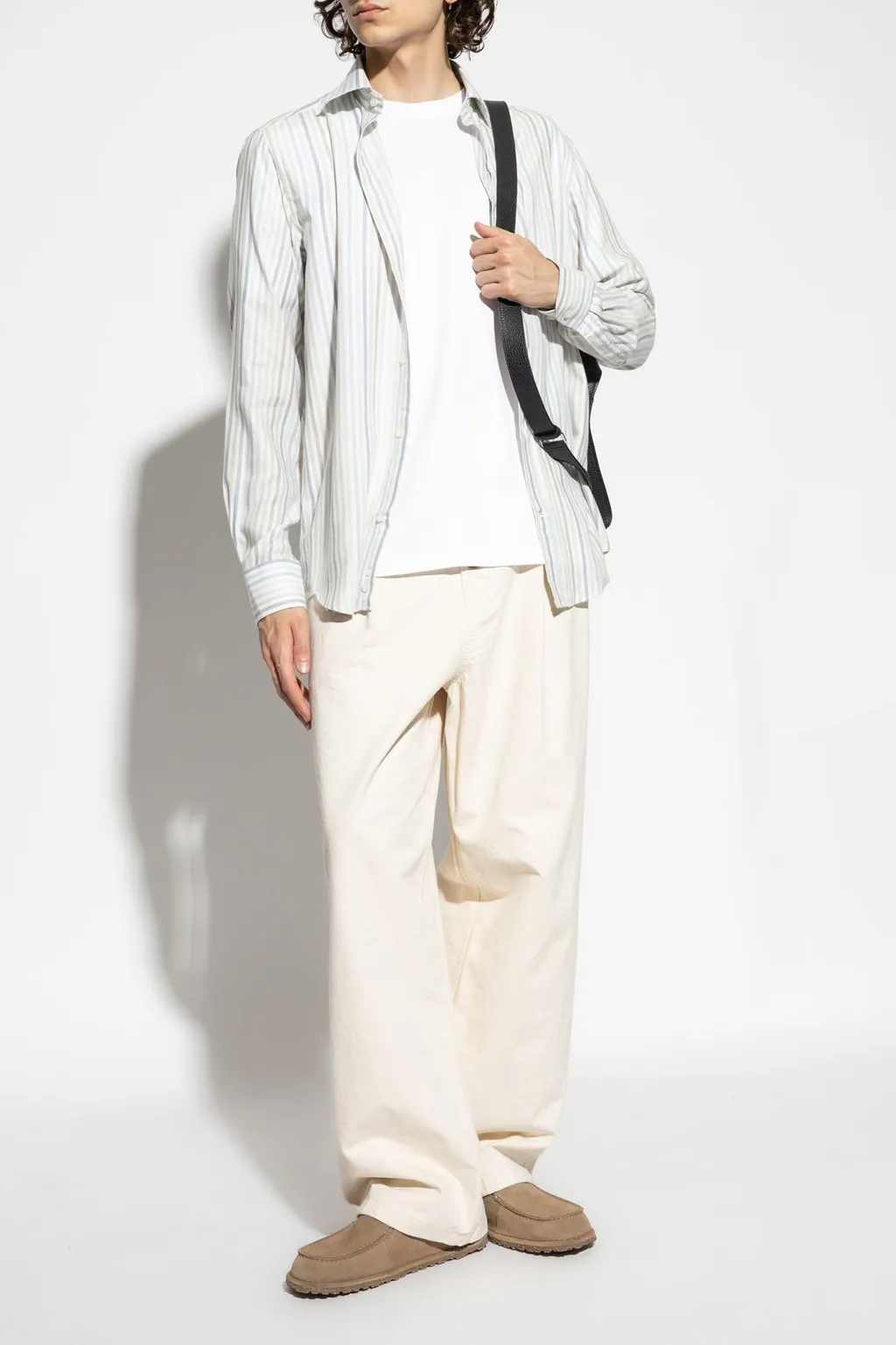 Paul & Shark Striped Button-Up Shirt