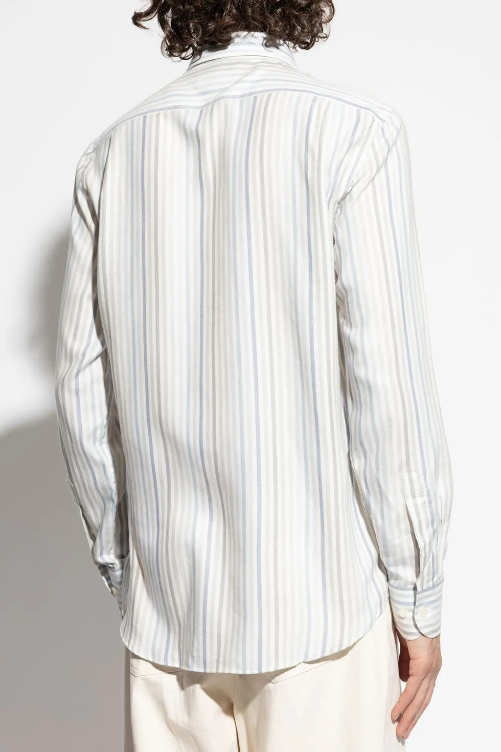 Paul & Shark Striped Button-Up Shirt