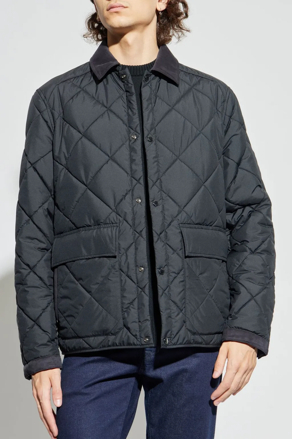 Paul & Shark Quilted Snap-Front Jacket