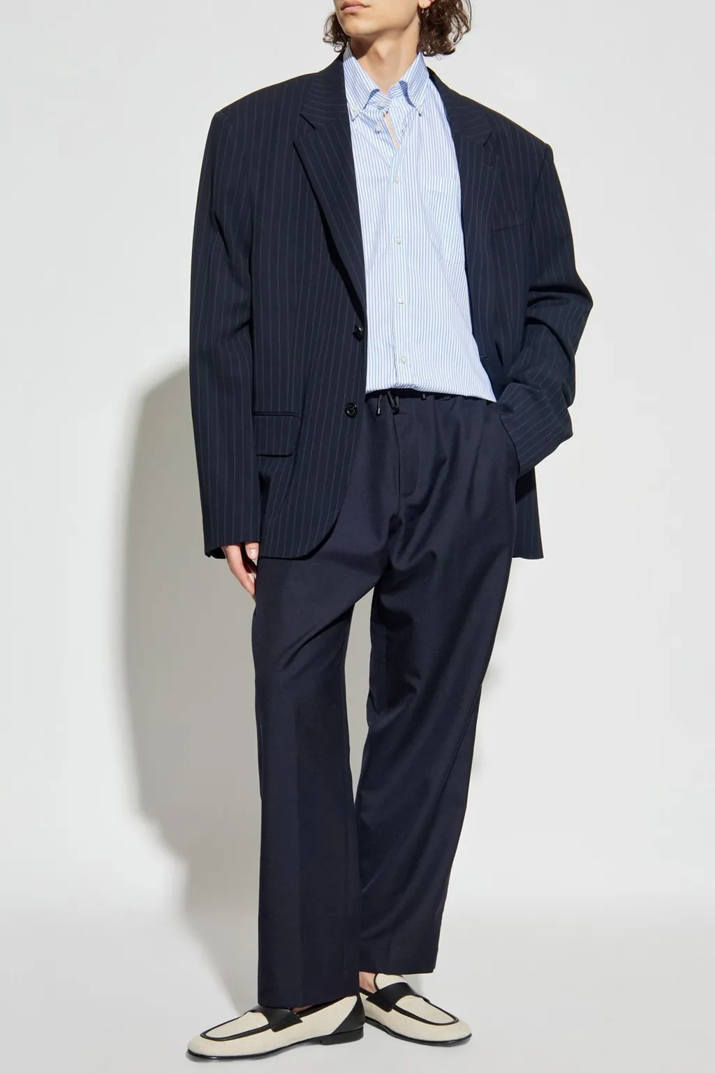 Paul & Shark Striped Button-Up Shirt