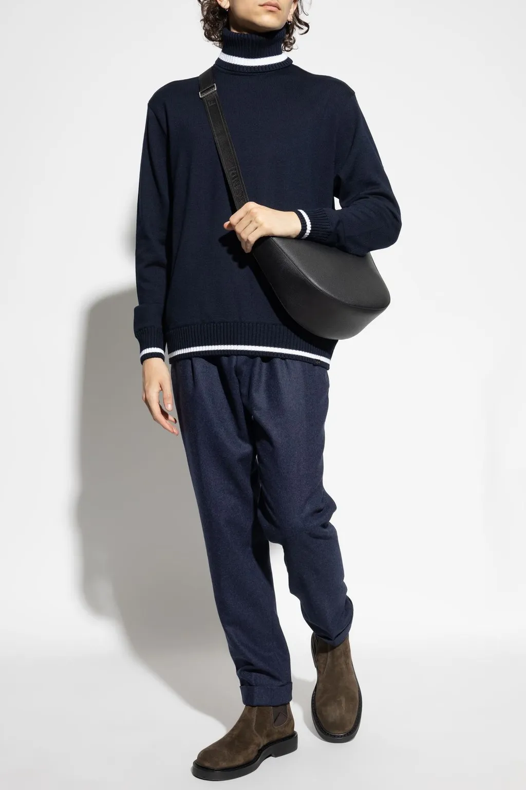 Paul & Shark Striped Turtleneck Knitwear