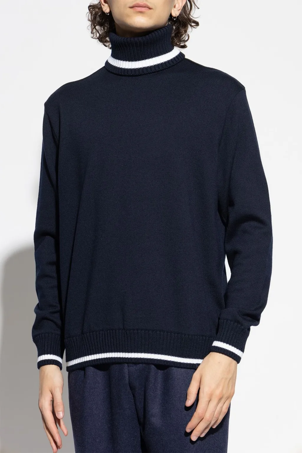 Paul & Shark Striped Turtleneck Knitwear