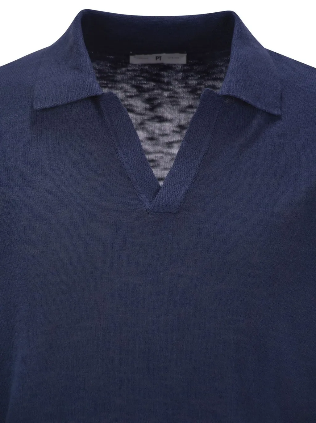Pt Torino Slim Fit Long-Sleeve Polo Shirt