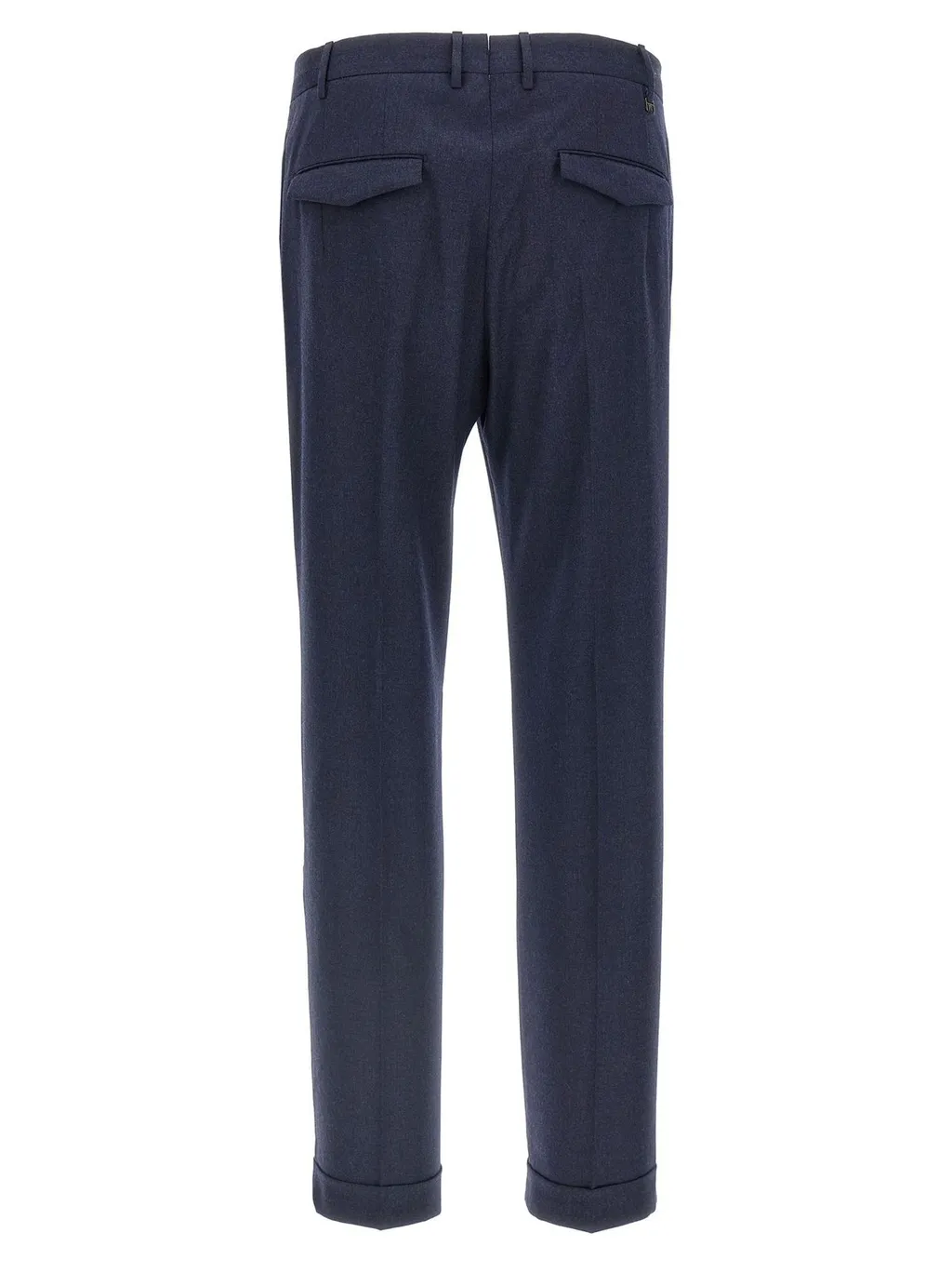 Pt Torino Brushed Wool Straight-Leg Pants