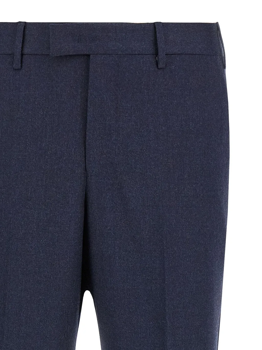 Pt Torino Brushed Wool Straight-Leg Pants