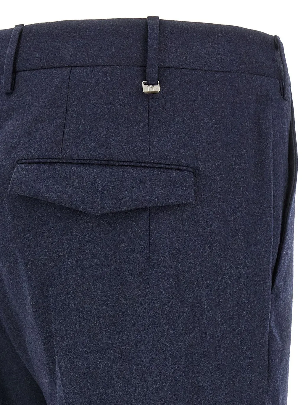 Pt Torino Brushed Wool Straight-Leg Pants
