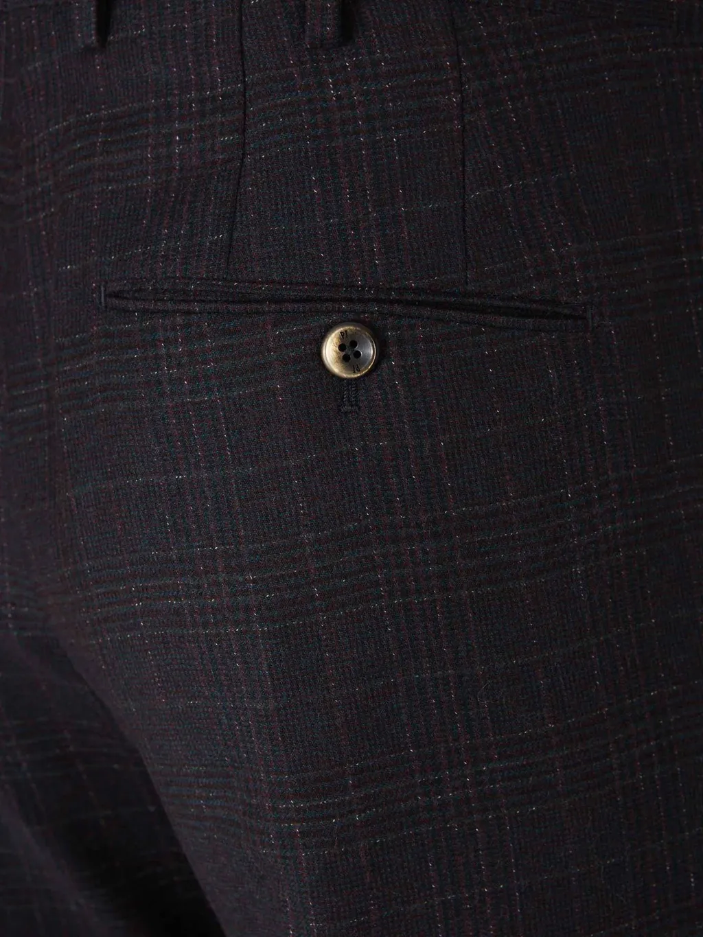 Pt Torino Prince Of Wales Pattern Dress Pants