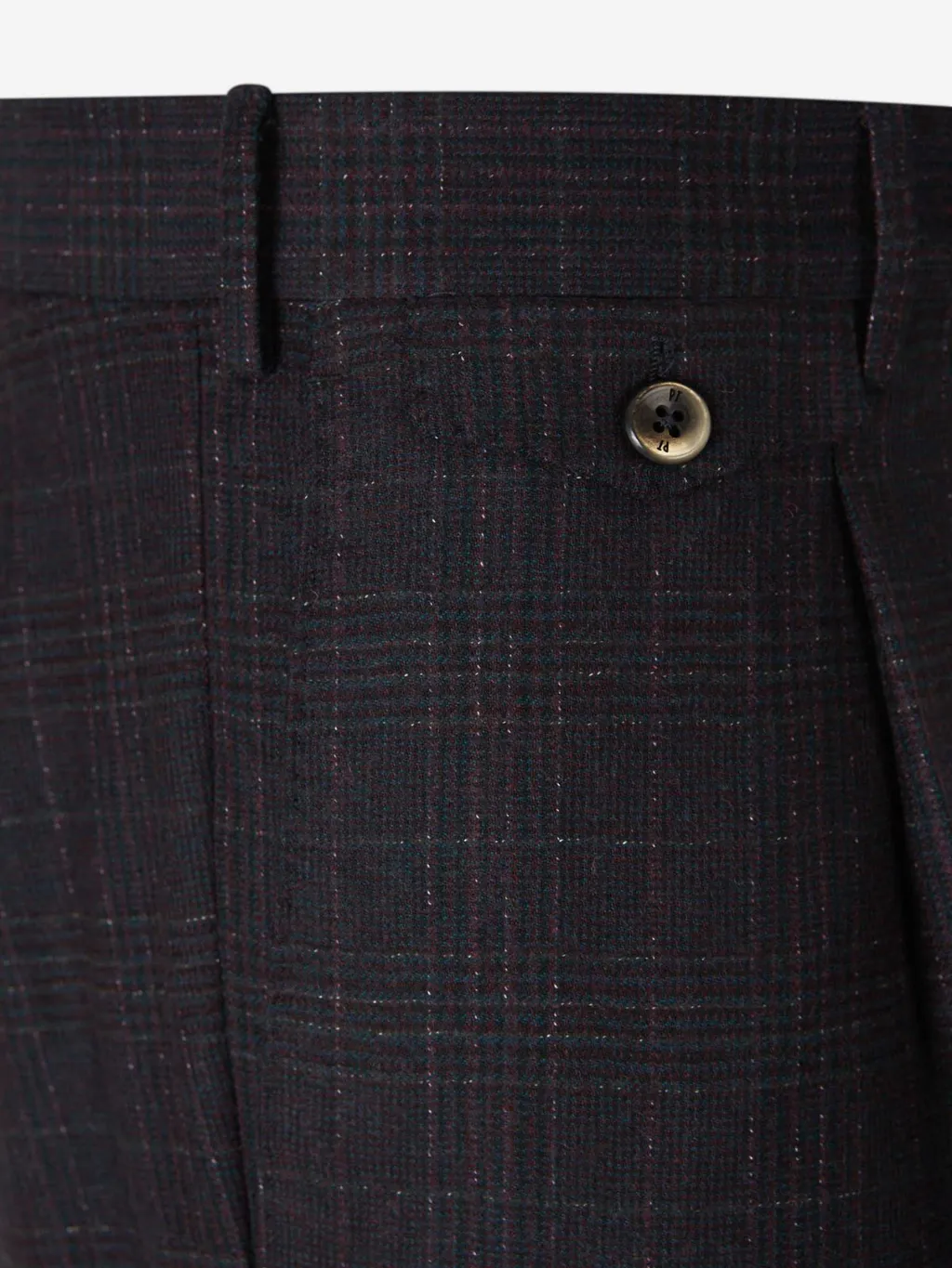 Pt Torino Prince Of Wales Pattern Dress Pants