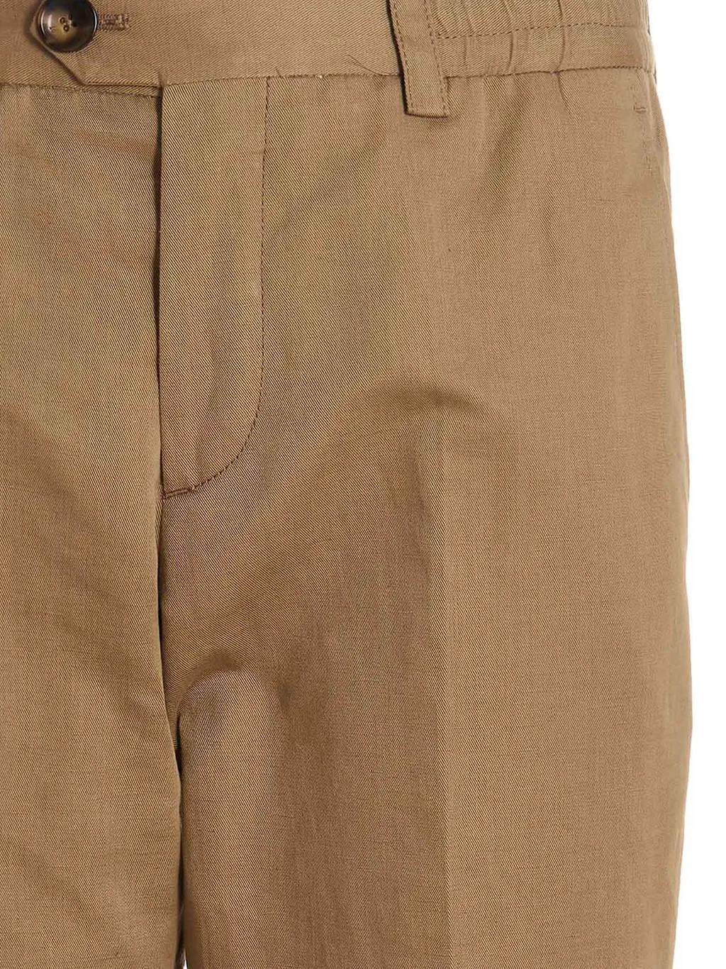 Pt Torino Cropped Turn-Up Hem Trousers