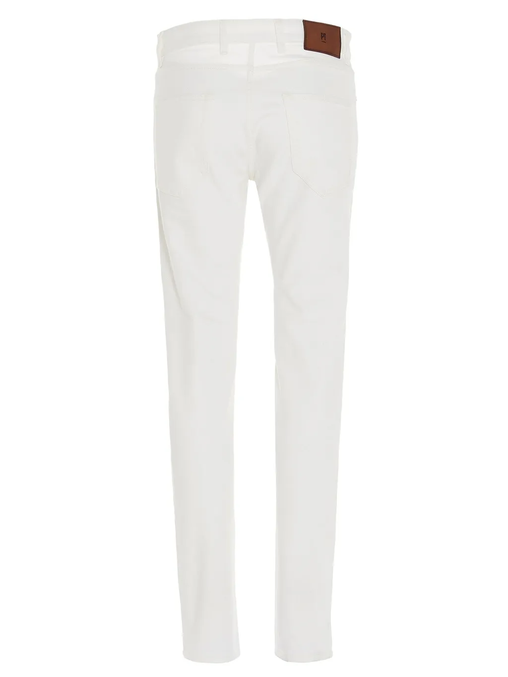 Pt Torino Logo Patch Slim-Fit Jeans