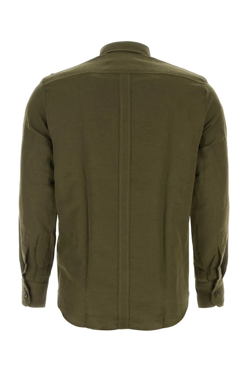Pt Torino Long-Sleeved Epaulettes Buttoned Shirt