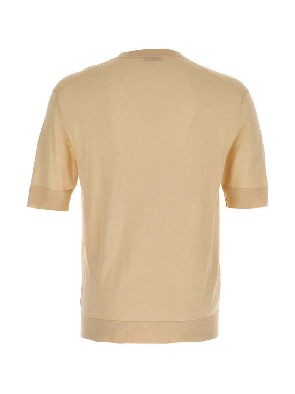 Pt Torino Short-Sleeved Crewneck Knitted T-Shirt
