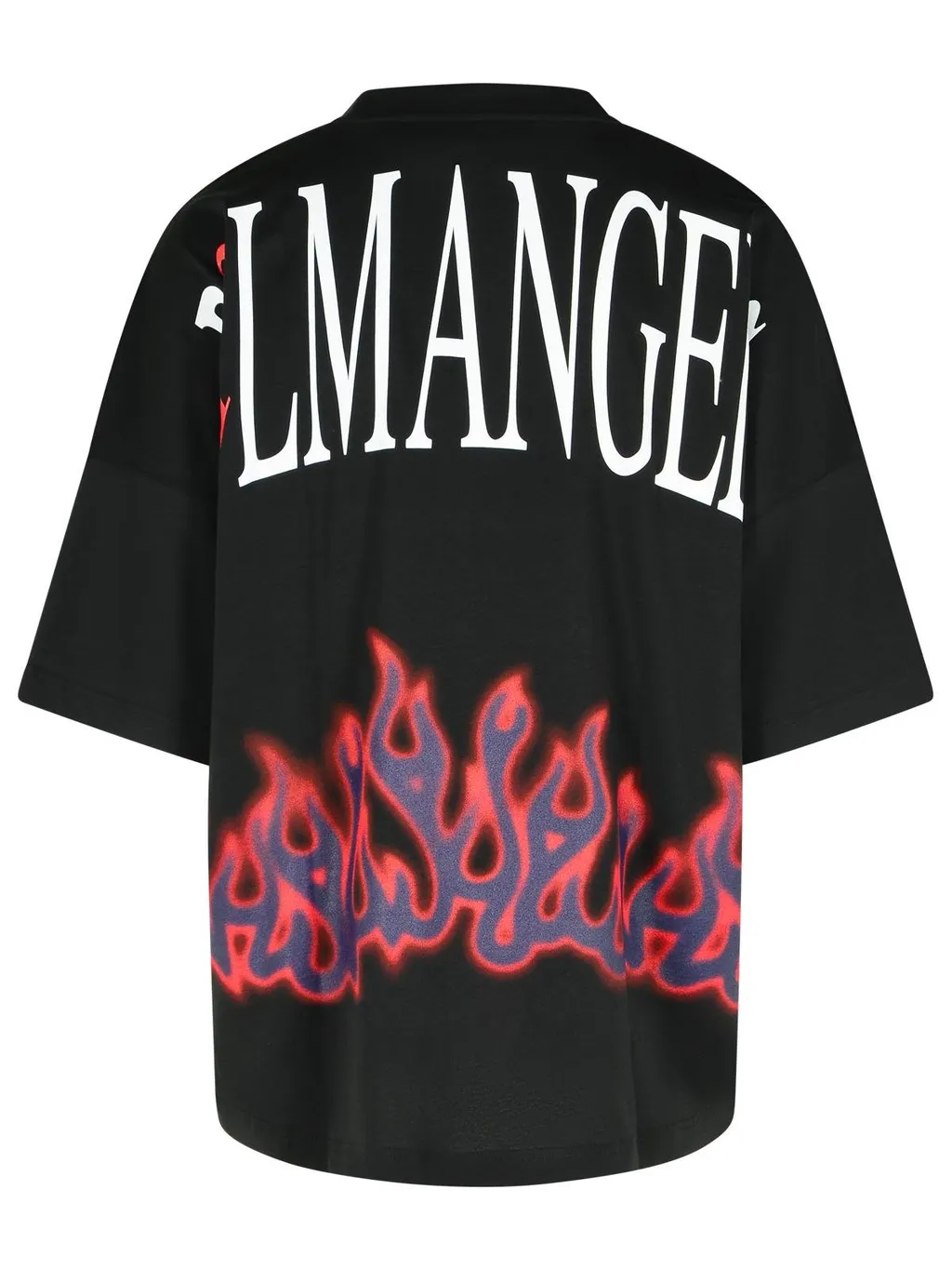 Palm Angels Flames Pattern Oversized T-Shirt
