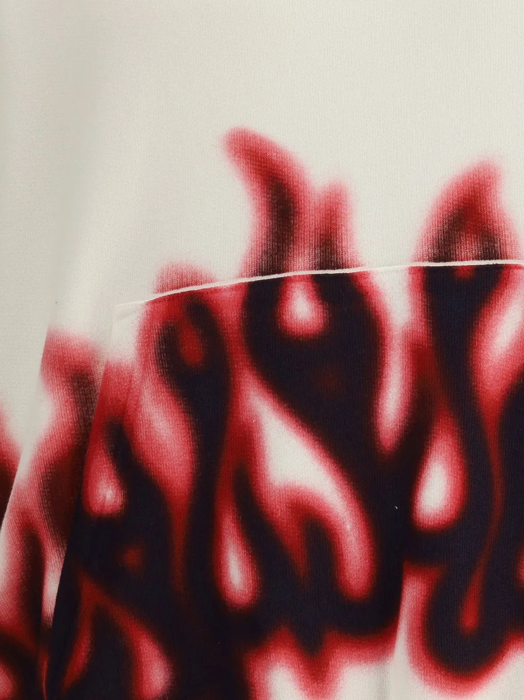 Palm Angels Flames Printed Hoodie
