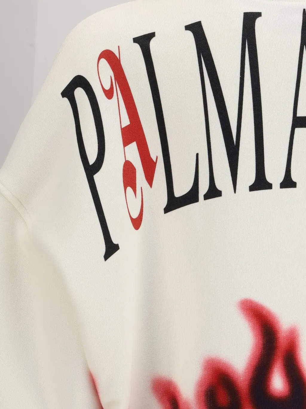 Palm Angels Flames Printed Hoodie