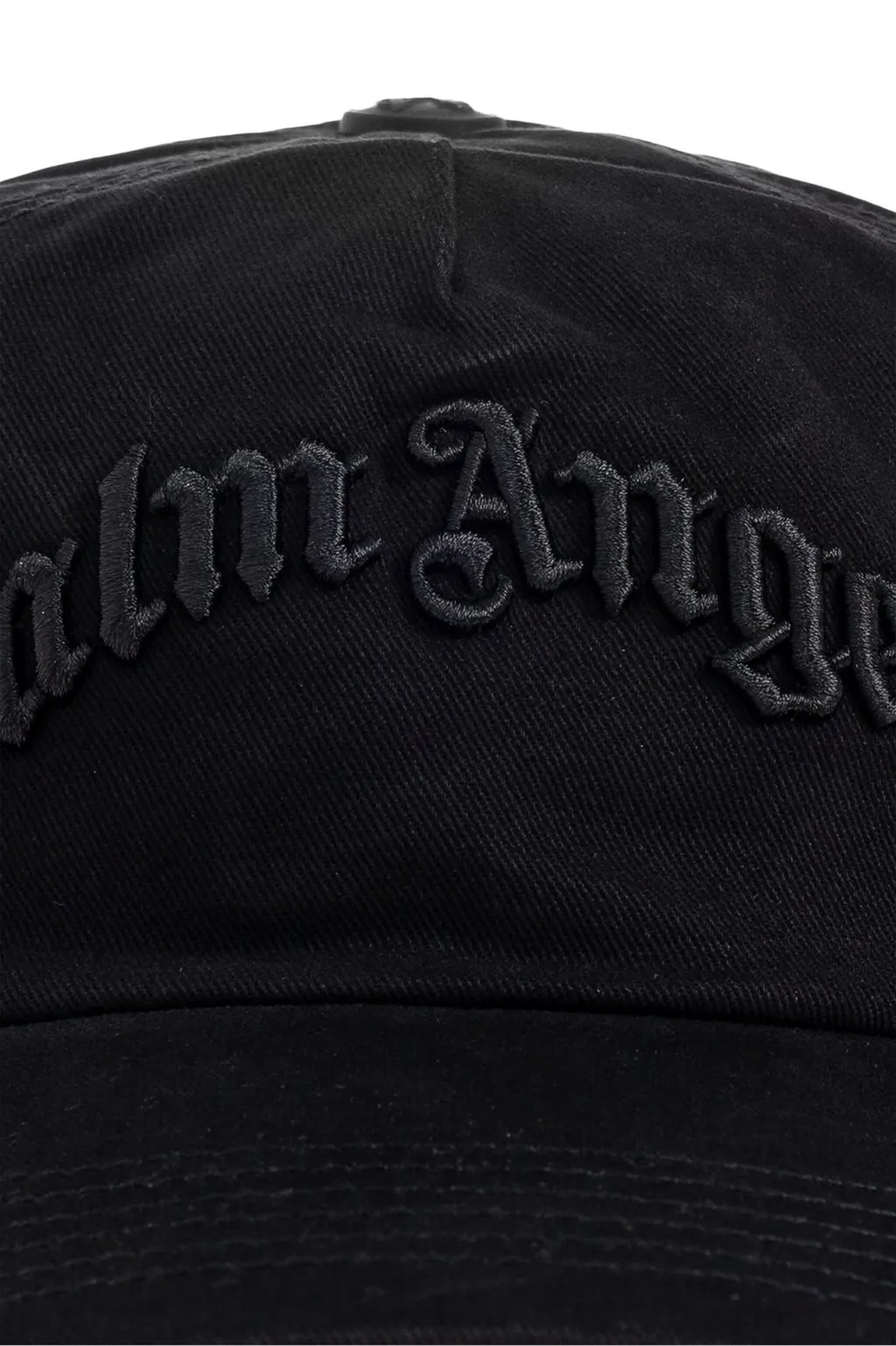 Palm Angels Logo Embroidered Baseball Cap
