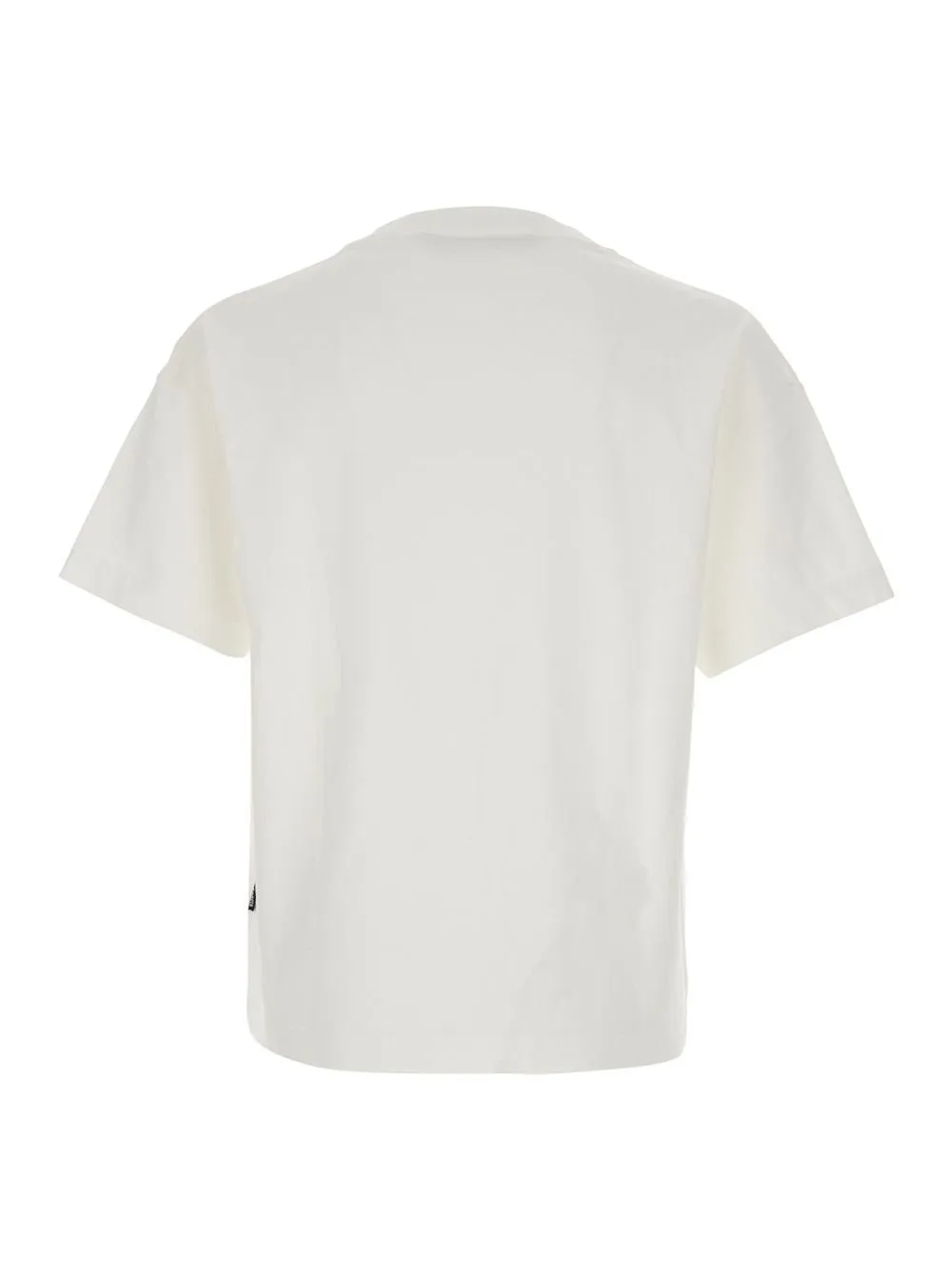 Palm Angels Neck Logo Printed Crewneck T-Shirt