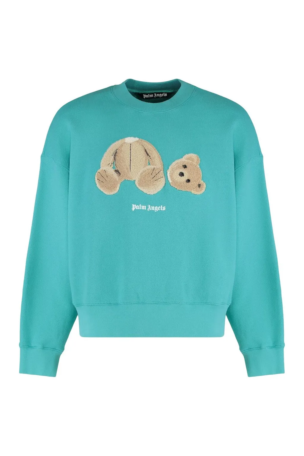 Palm Angels Bear Motif Long-Sleeved Sweatshirt