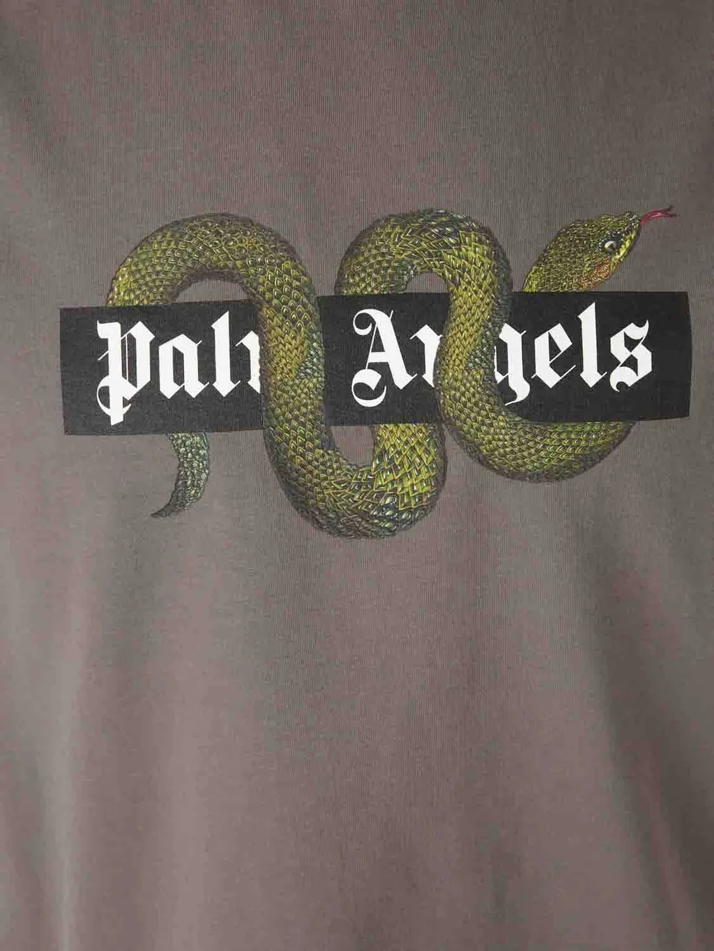 Palm Angels Logo Printed Crewneck T-Shirt