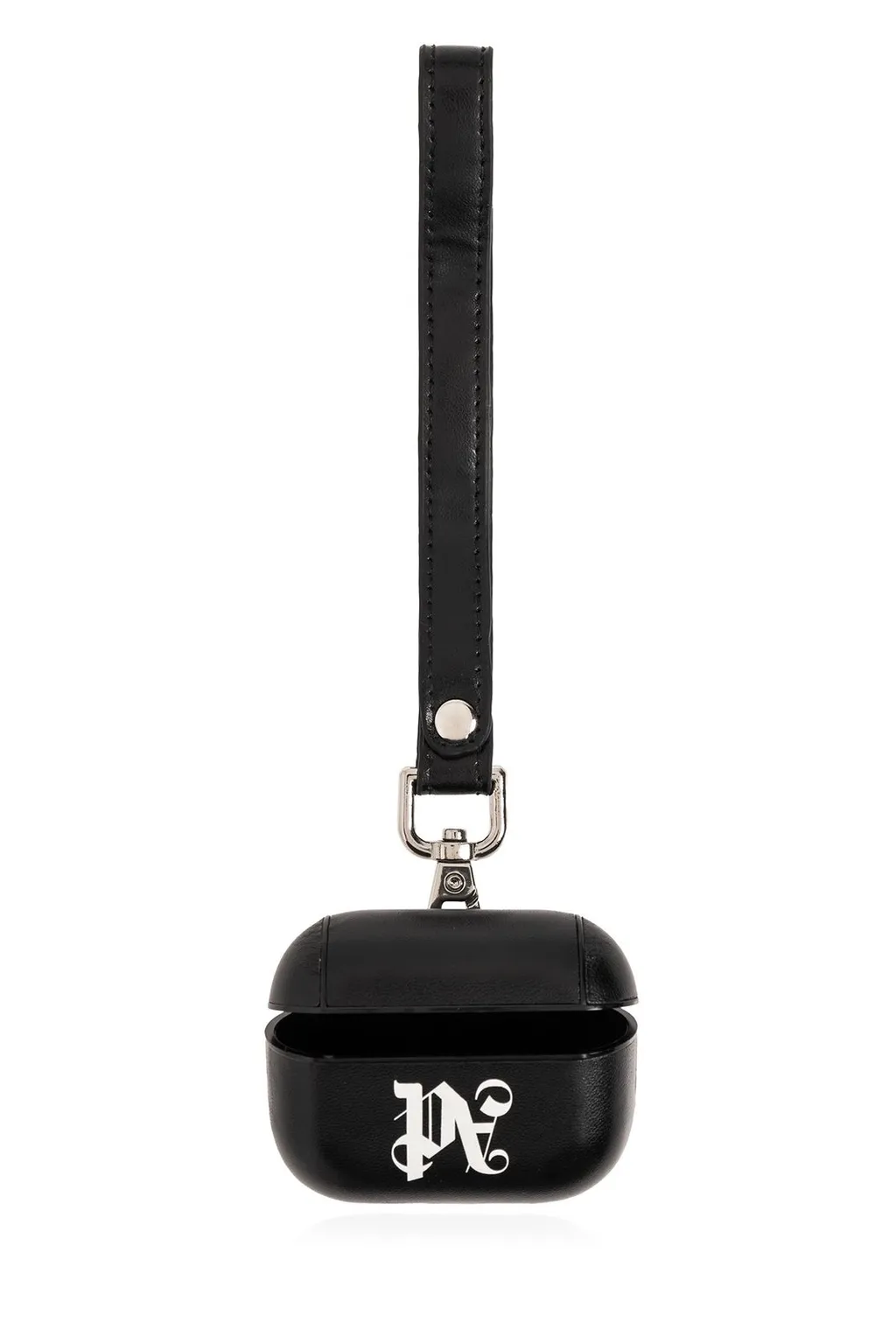 Palm Angels Monogram-Printed Wrist Strap Airpods Case