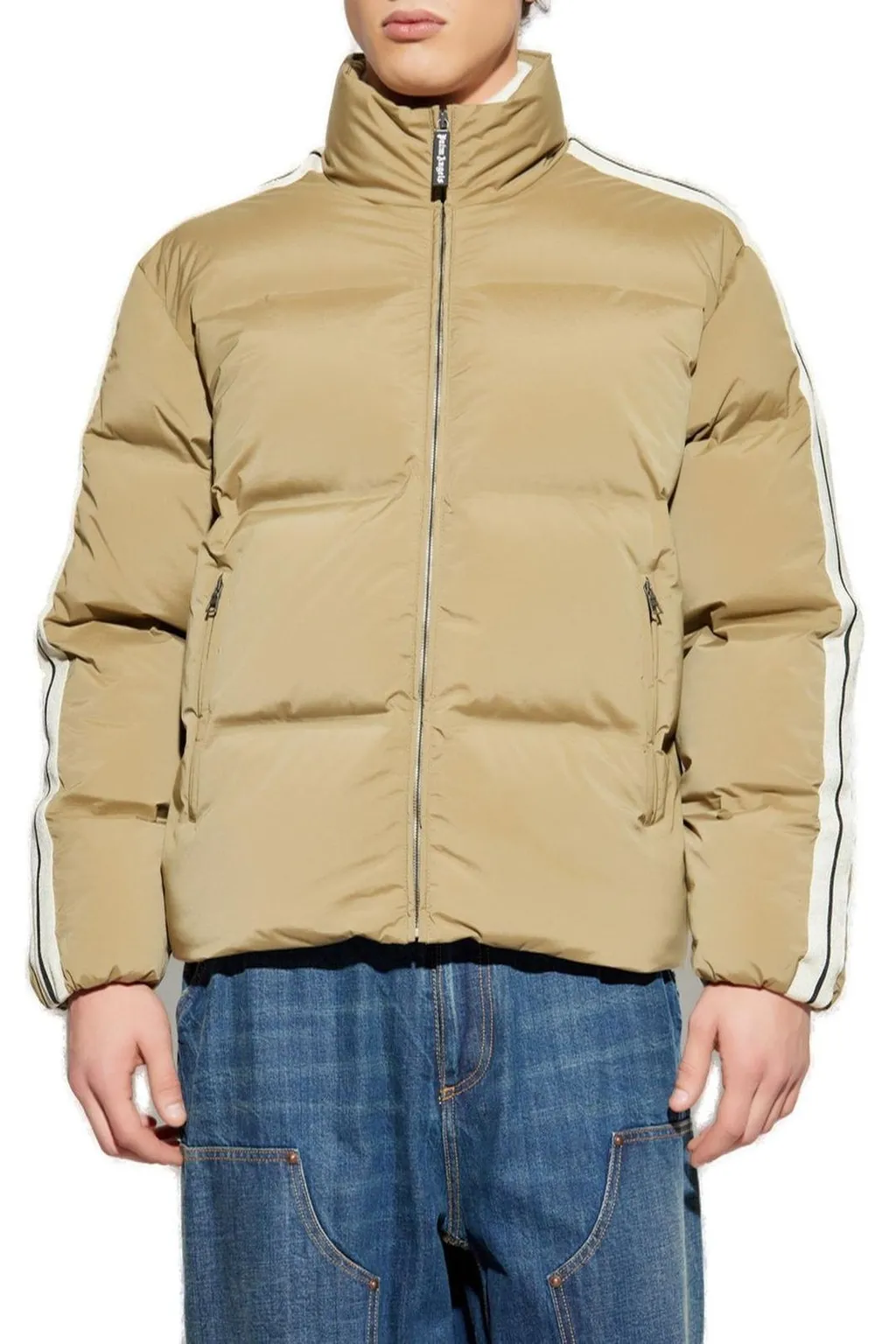 Palm Angels Stand-Up Collar Down Jacket