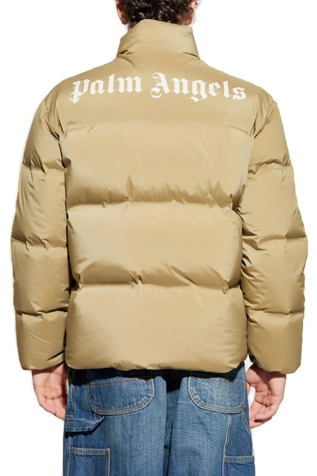 Palm Angels Stand-Up Collar Down Jacket