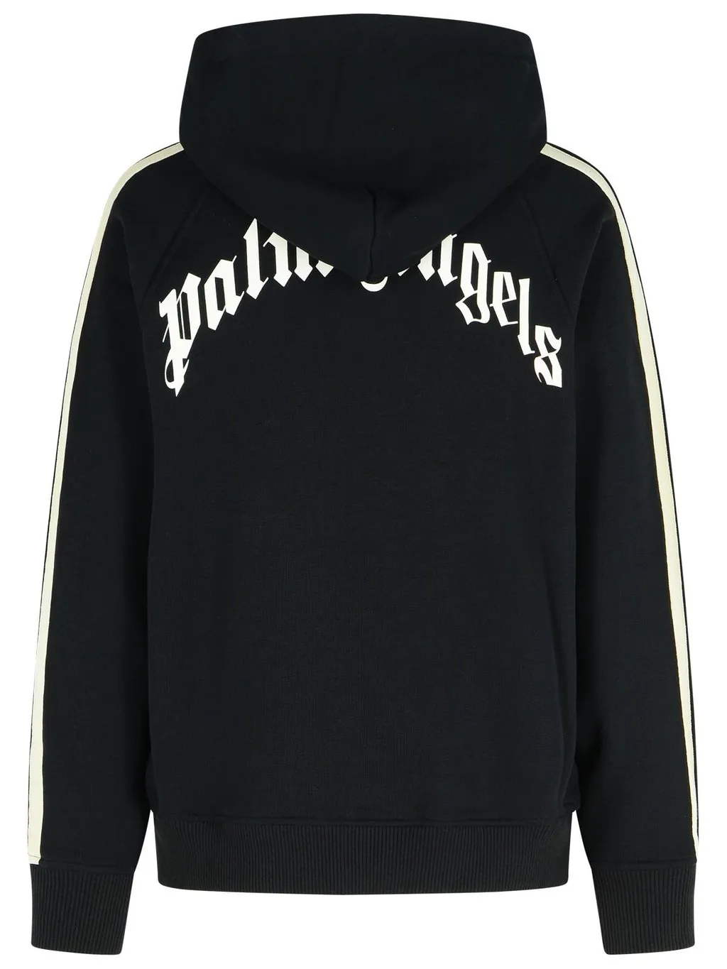 Palm Angels Curved Logo Printed Hoodie