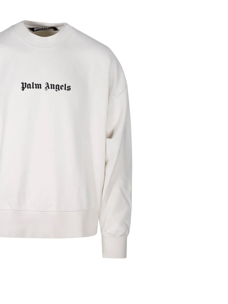 Palm Angels Logo-Printed Crewneck Sweatshirt