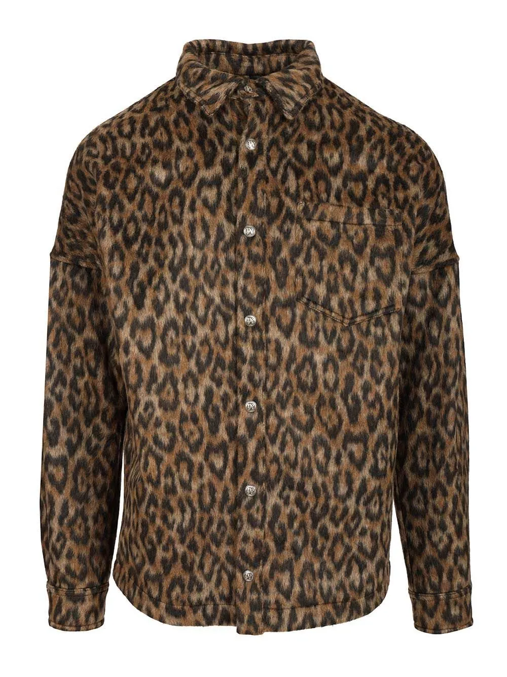 Palm Angels Leopard Printed Shirt