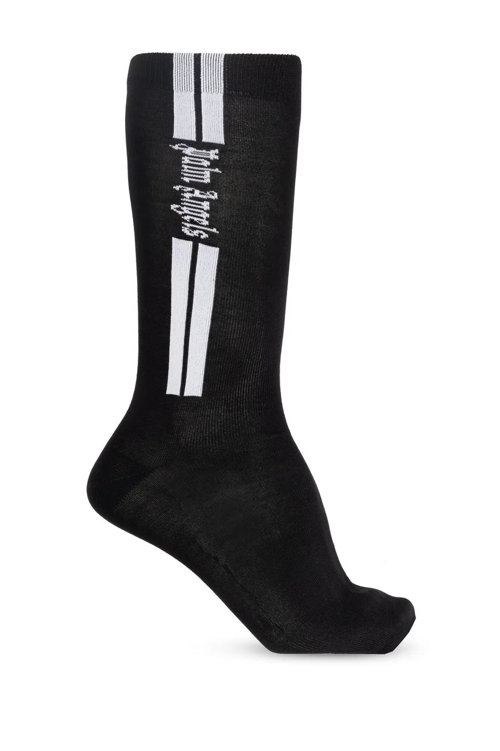 Palm Angels Logo Intarsia Socks