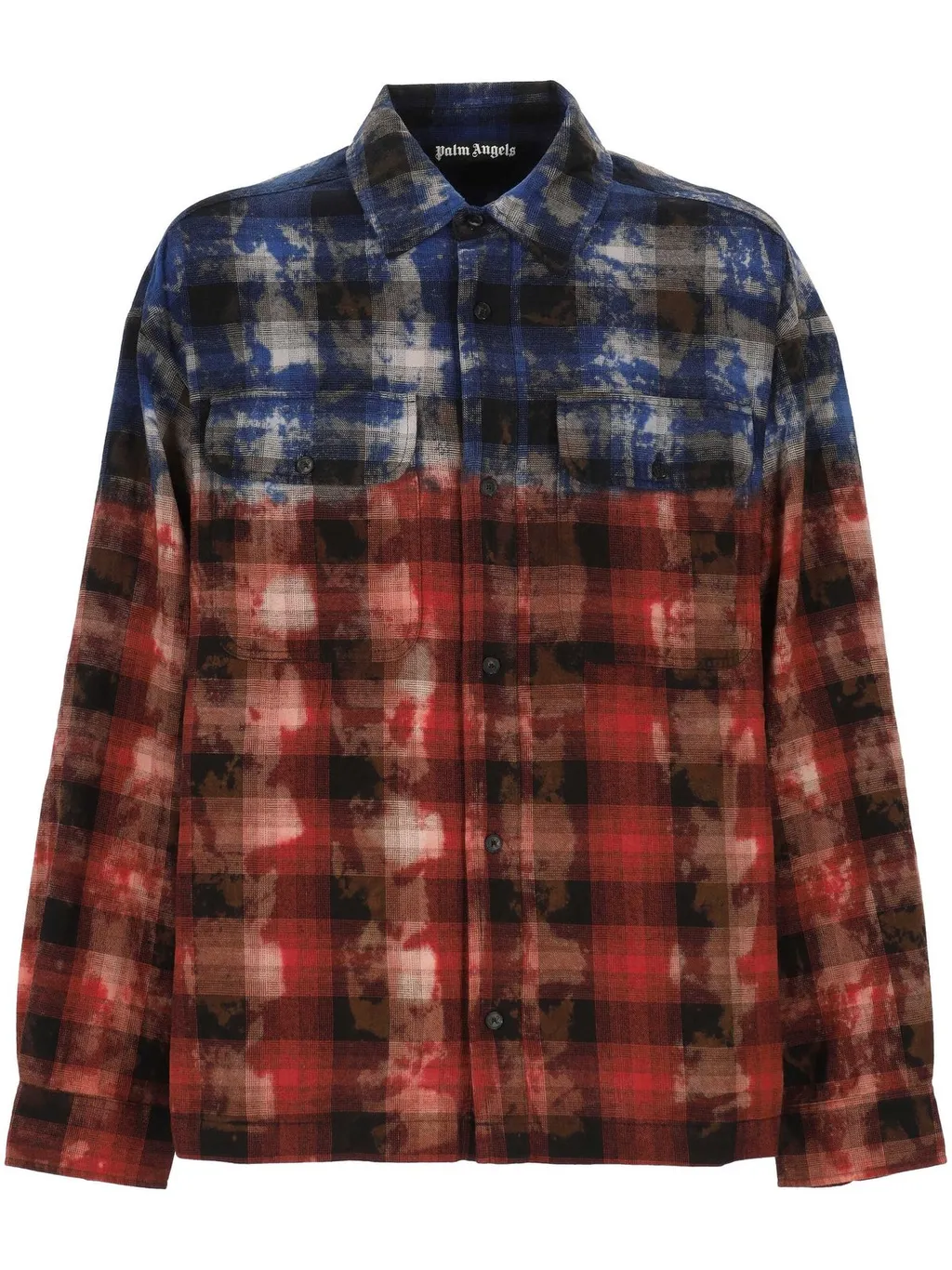 Palm Angels Checked Long-Sleeved Shirt