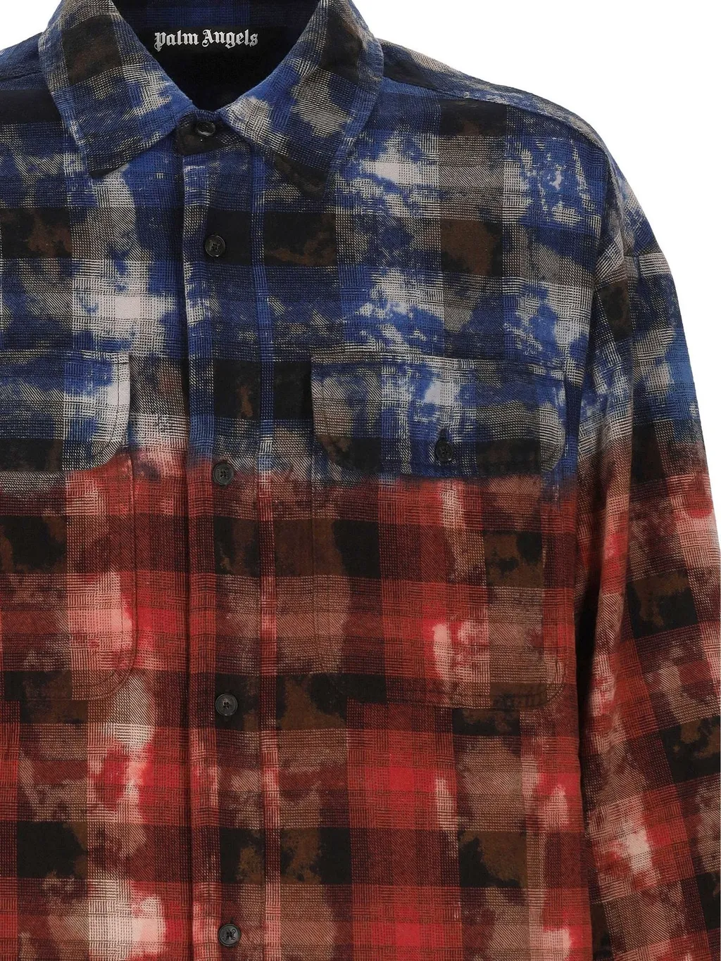 Palm Angels Checked Long-Sleeved Shirt
