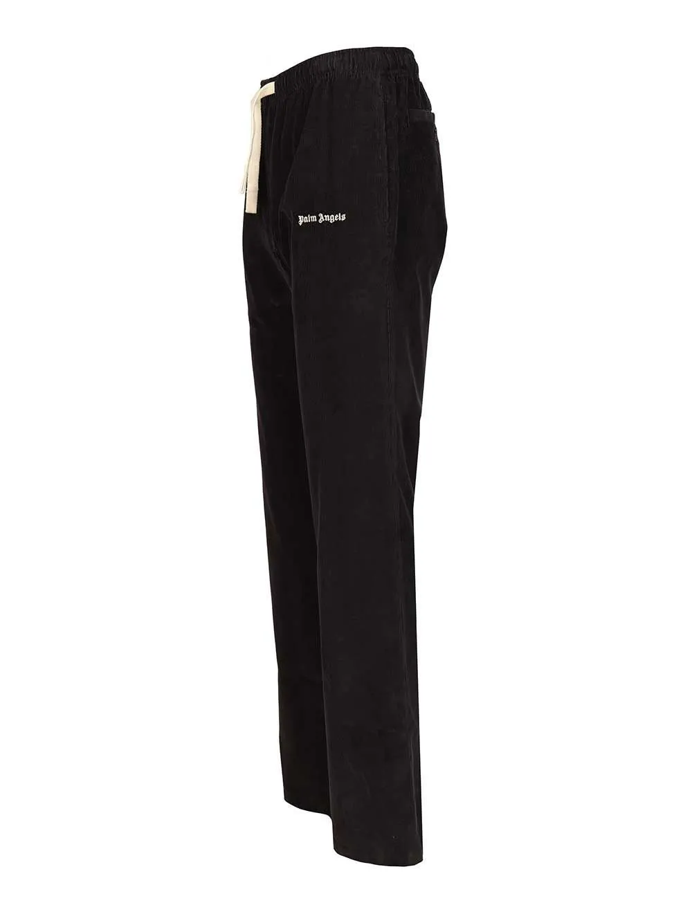 Palm Angels Logo Embroidered Drawstring Pants