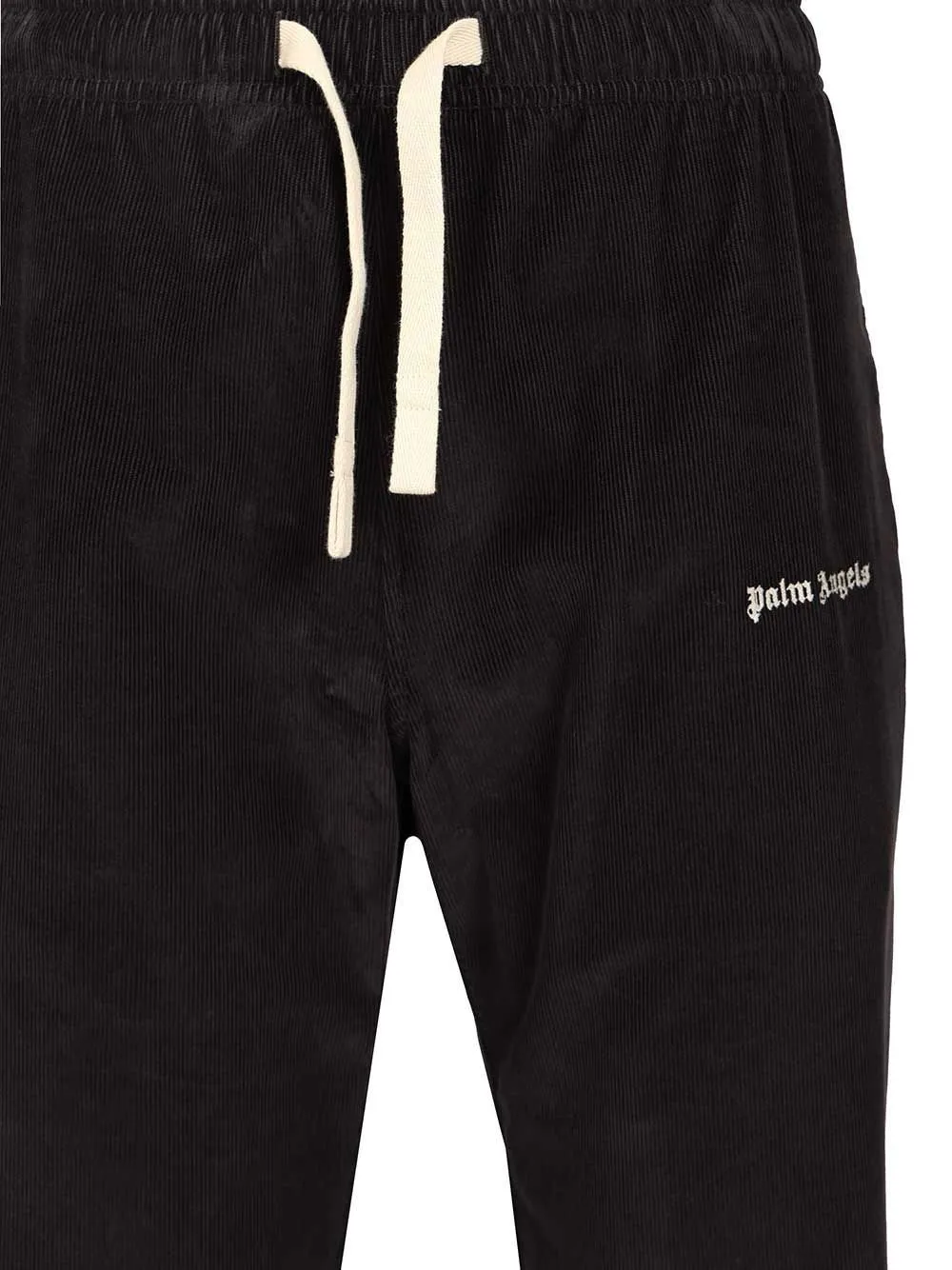 Palm Angels Logo Embroidered Drawstring Pants