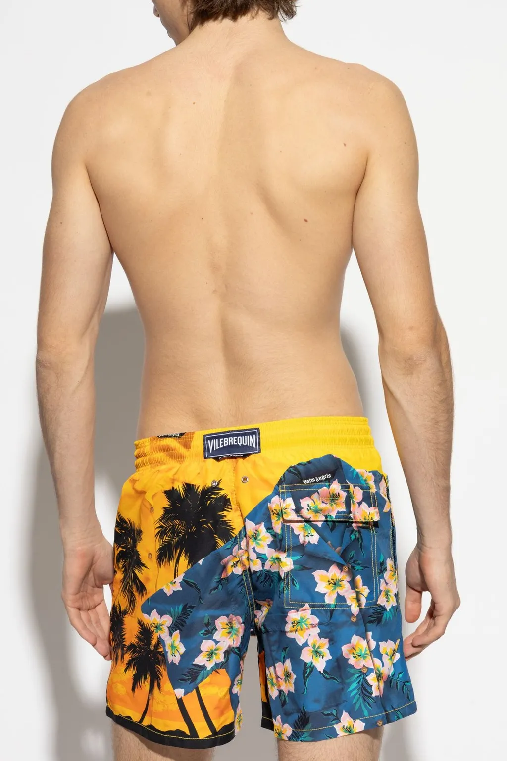 Palm Angels X Vilebrequin Graphic Printed Swim Shorts