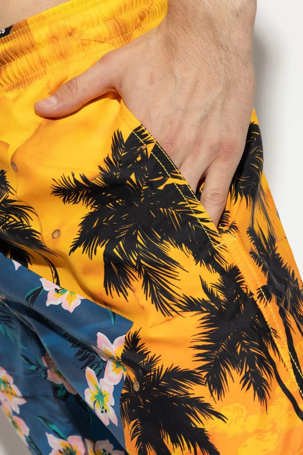 Palm Angels X Vilebrequin Graphic Printed Swim Shorts