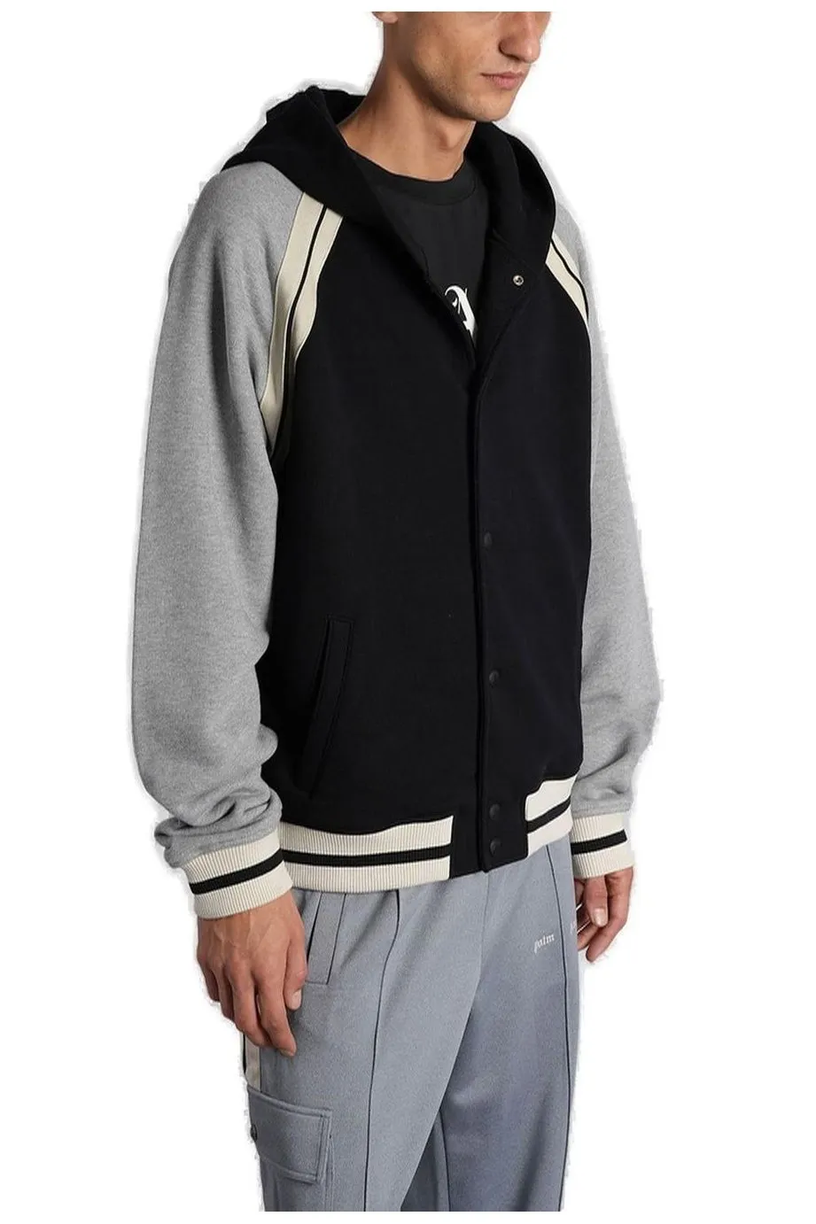 Palm Angels Curved Logo Bomber Jacket