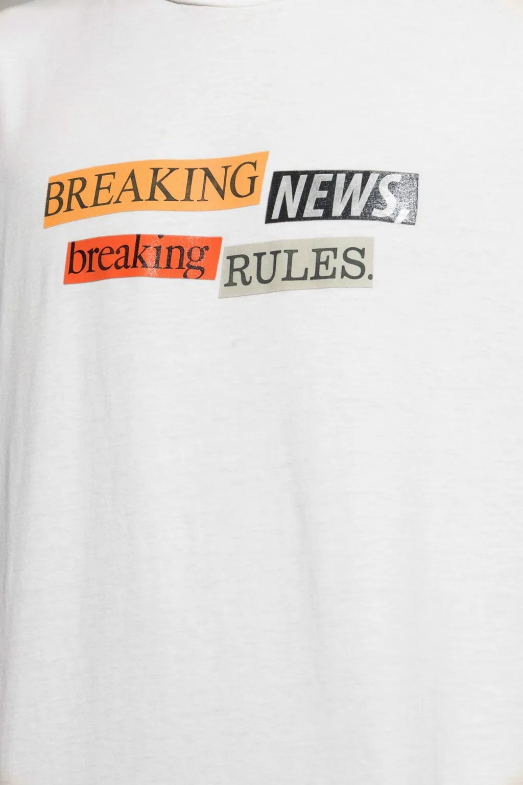 Palm Angels Slogan Printed Crewneck T-Shirt