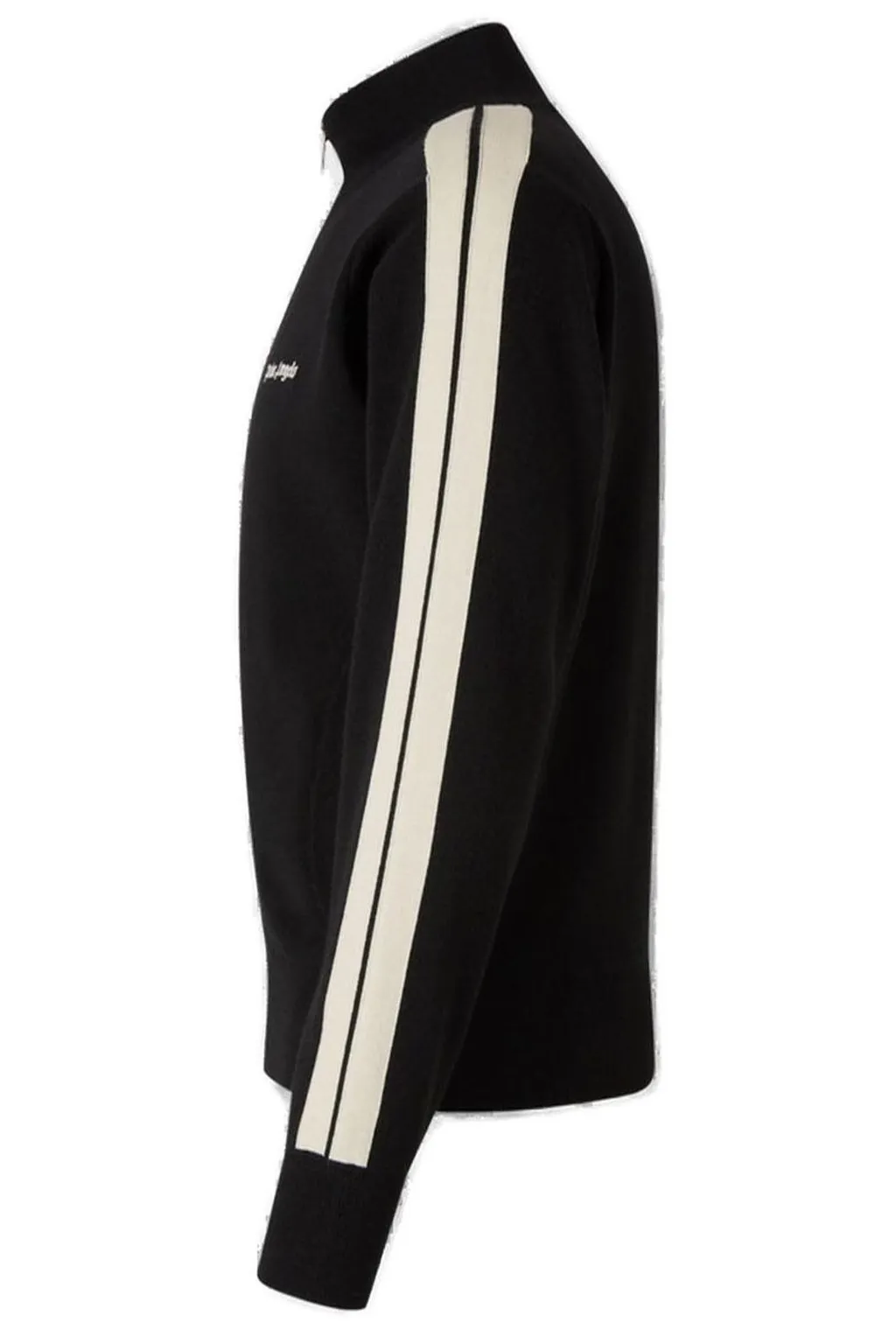 Palm Angels Logo Embroidered Zipped Sweatshirt