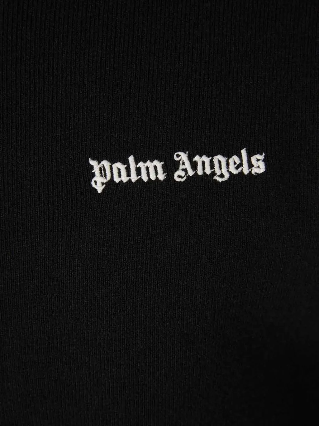 Palm Angels Logo Embroidered Zipped Sweatshirt