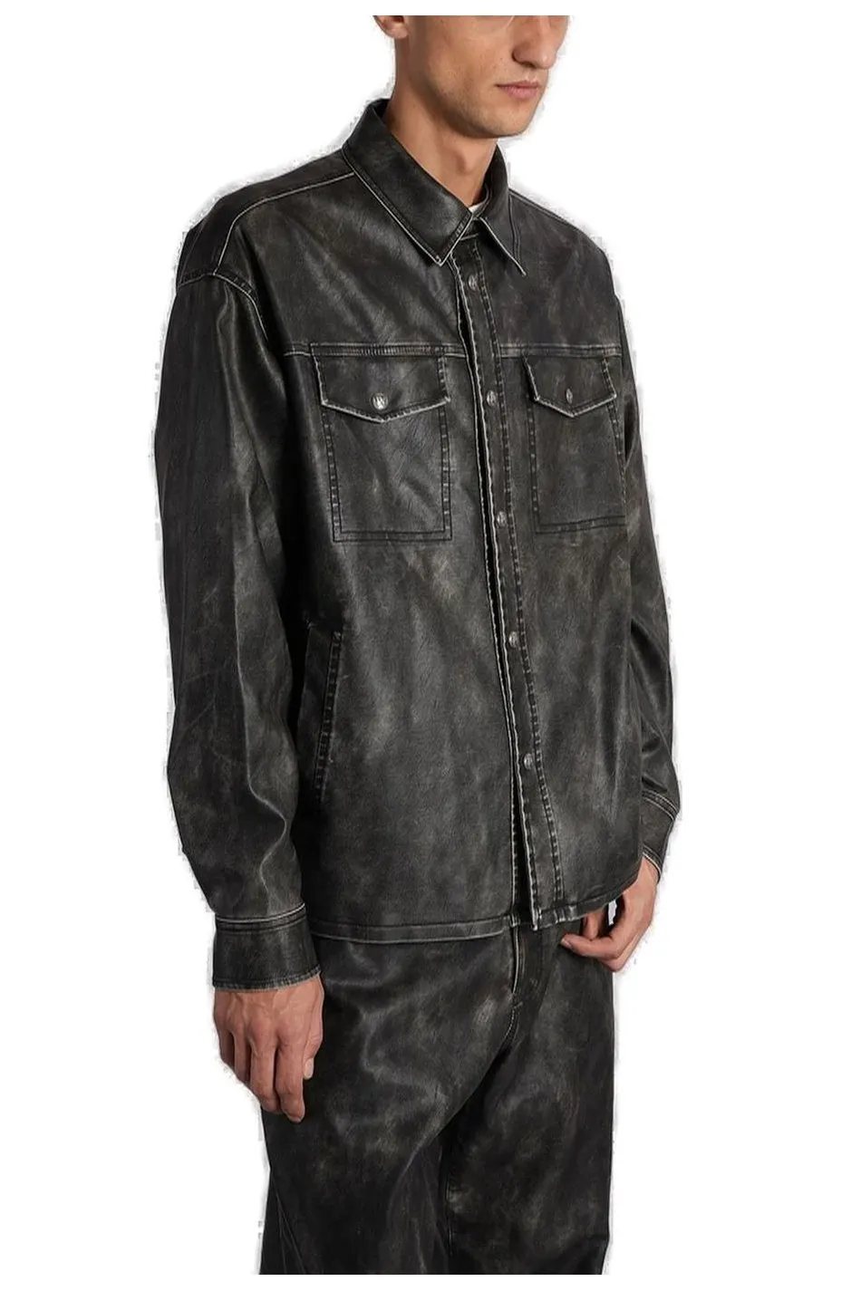 Palm Angels Chest Pocket Long-Sleeved Shirt